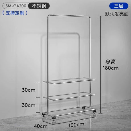 SM Stella Stainless Steel Clothing Prop Stand from SM