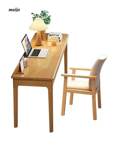 Pioneer Solid Wood Narrow Desk from maija