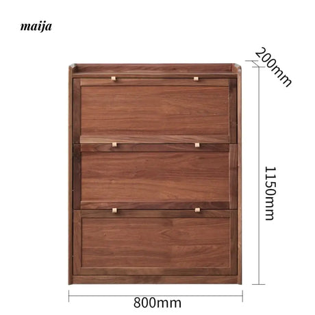 XIXI Ultra Thin Wooden Shoe Cabinet from maija