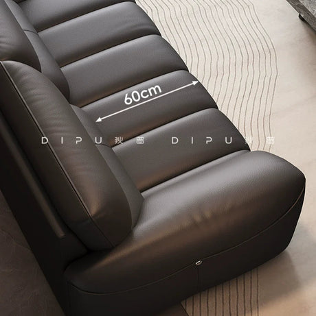 DIPU Alondra Scandinavian Leather Minimalist Sofa from DIPU