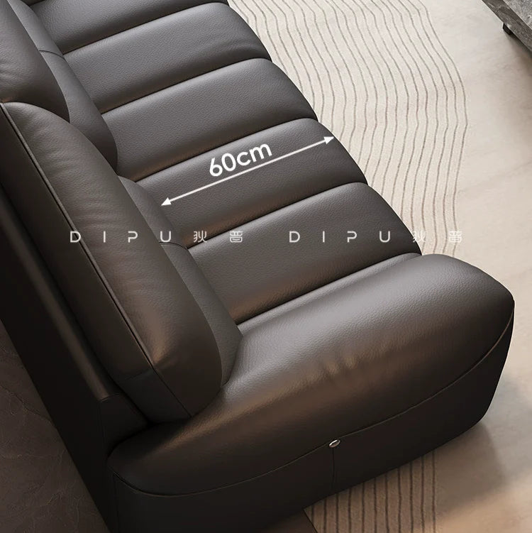 DIPU Alondra Scandinavian Leather Minimalist Sofa from DIPU