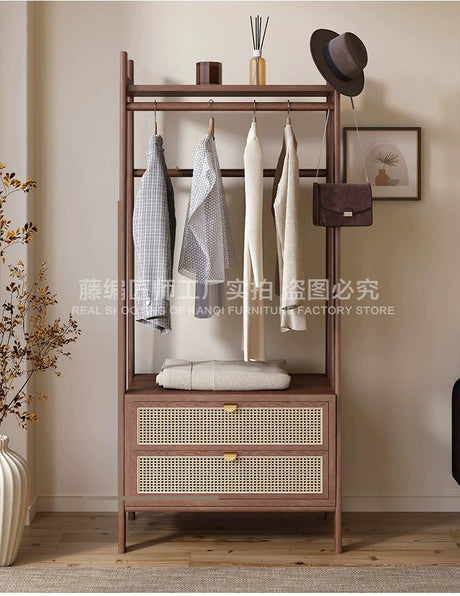 RATTAN CRAFTSMAN Wooden Hanger Japanese Storage from RATTAN CRAFTSMAN