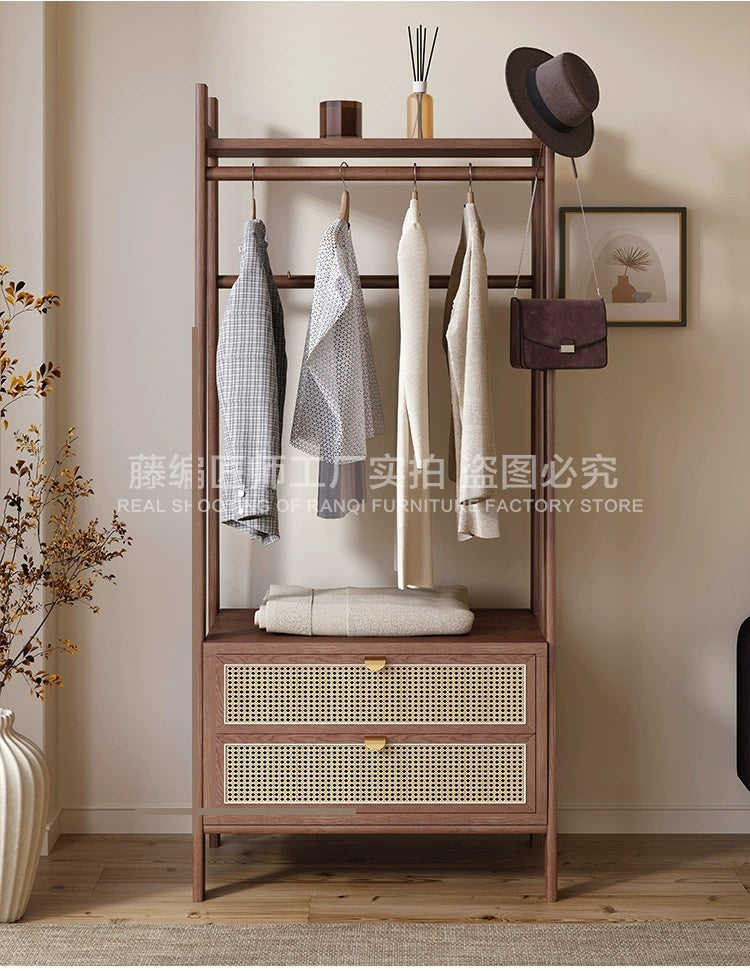 RATTAN CRAFTSMAN Wooden Hanger Japanese Storage from RATTAN CRAFTSMAN