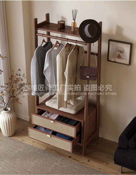 RATTAN CRAFTSMAN Wooden Hanger Japanese Storage from RATTAN CRAFTSMAN