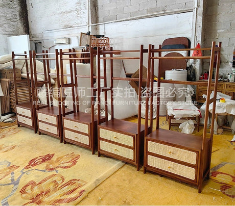 RATTAN CRAFTSMAN Wooden Hanger Japanese Storage from RATTAN CRAFTSMAN
