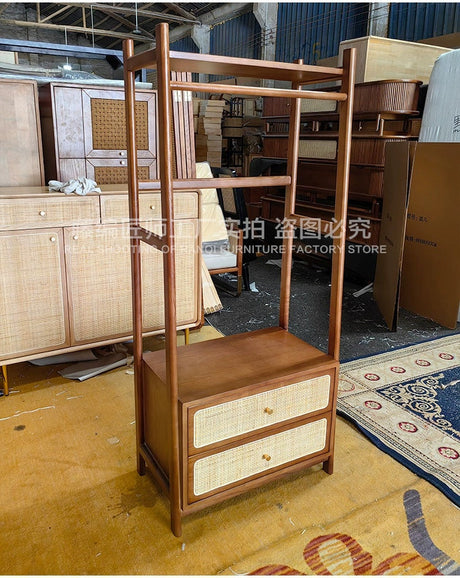 RATTAN CRAFTSMAN Wooden Hanger Japanese Storage from RATTAN CRAFTSMAN