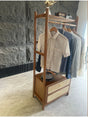 RATTAN CRAFTSMAN Wooden Hanger Japanese Storage from RATTAN CRAFTSMAN