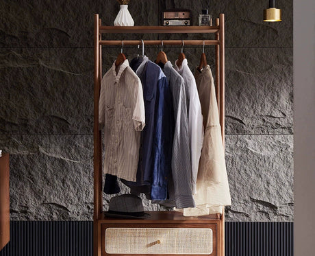 RATTAN CRAFTSMAN Wooden Hanger Japanese Storage from RATTAN CRAFTSMAN