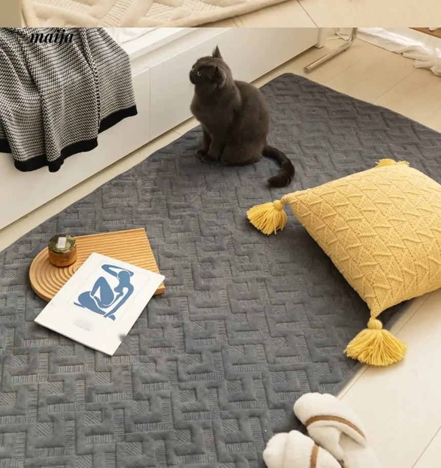 MAN YUE HOME Retro Plush Non-Slip Carpet for Tatami Four Seasons from MAN YUE HOME