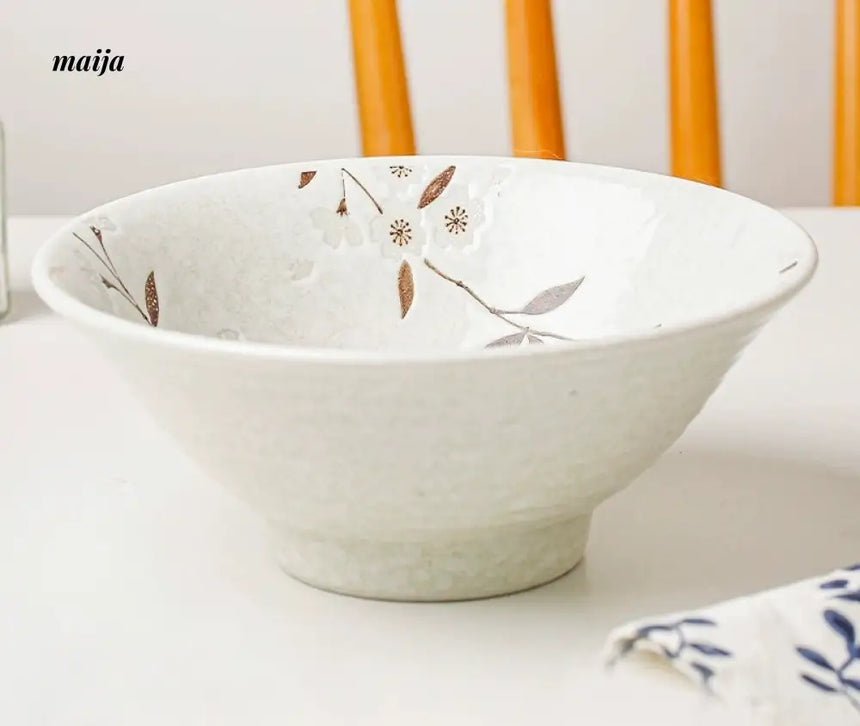 OKADA YAKI Japanese Ceramic Soup Bowl from OKADA YAKI