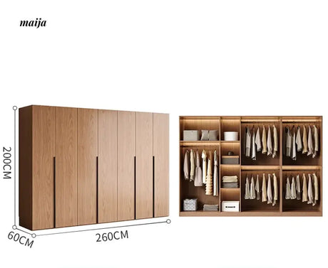 MEIHOUSE French Glass Door Romantic Bedroom Wardrobe Cabinet from MEIHOUSE