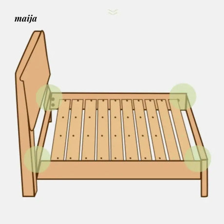 GENJI Idris Solid Wood Bed from GENJI
