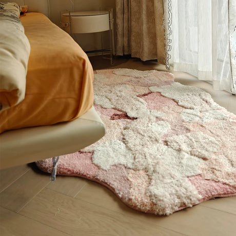 KENZAKI Sakura Snow Washable Rug from KENZAKI
