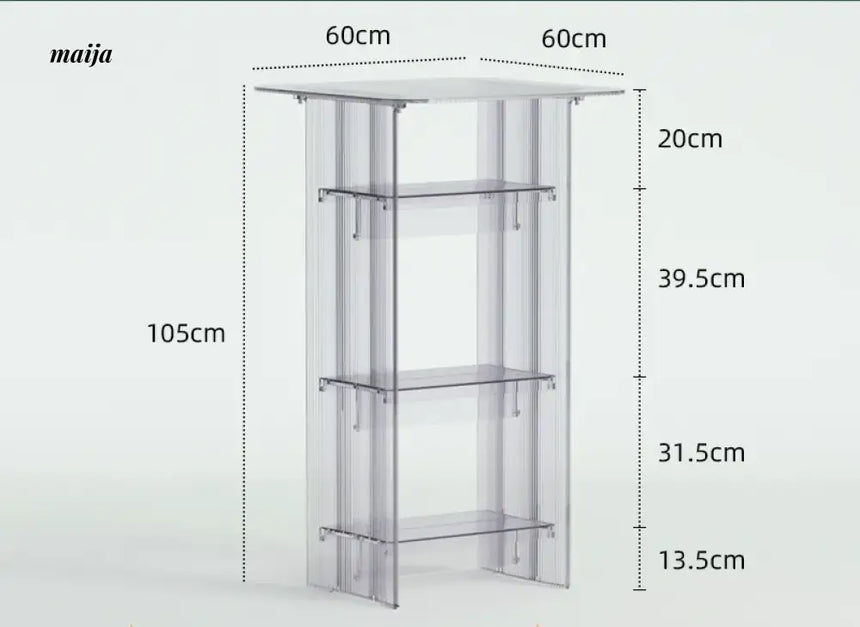 PUMPKIN BOX Nordic Acrylic Tall Table from PUMPKIN BOX