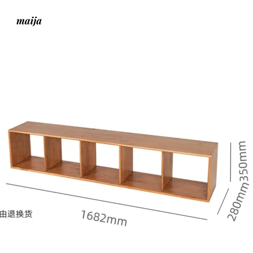 Cherry Wood Grid Shelf from maija