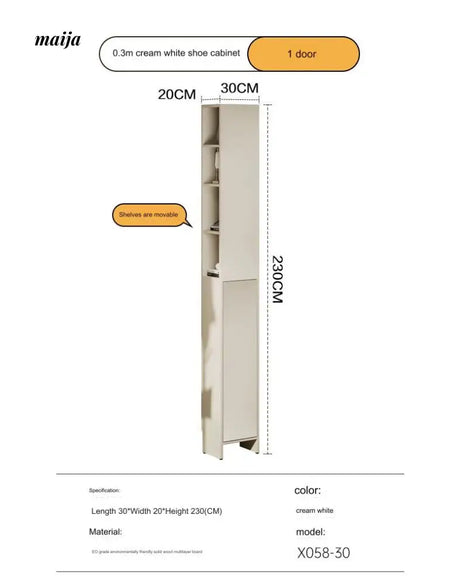 Noble Ultra Thin Shoe Cabinet from MODENG