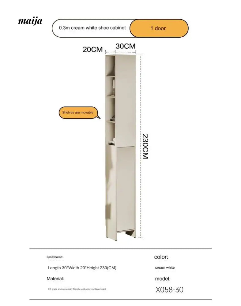 Noble Ultra Thin Shoe Cabinet from MODENG