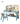 Nimbus Adjustable Primary School Desk Set from maija