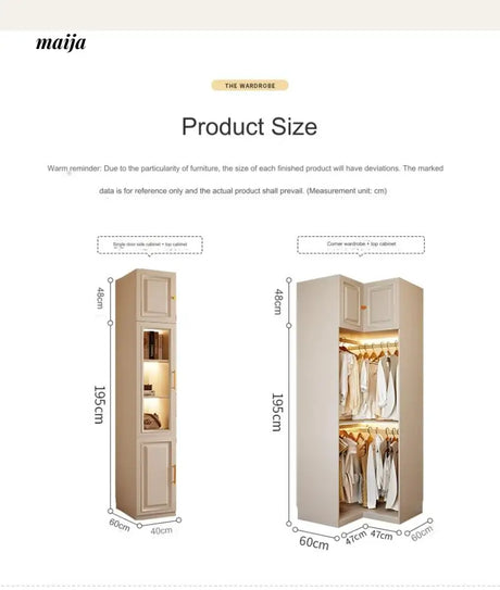 White Retro French Style Wardrobe from maija