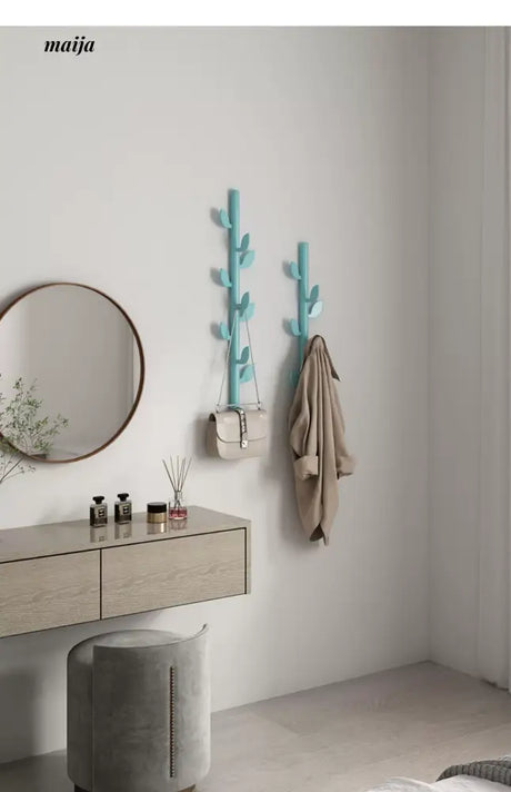 JINRAN Creative Iron Leaf Wall-Mounted Hanger from JINRAN