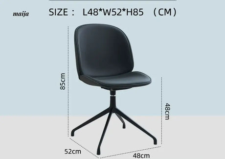 LOWERLEFT Modern Computer Dining Chair from Lower Left