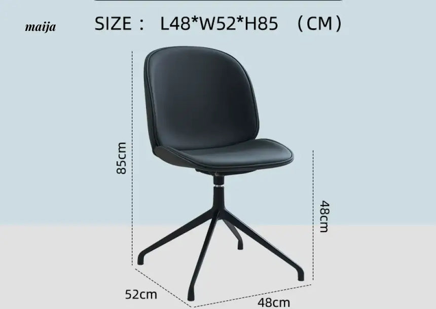 LOWERLEFT Modern Computer Dining Chair from Lower Left