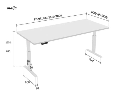 WZO Solid Wood Student Desk from maija