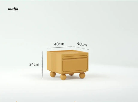 PUMPKIN BOX Modern Minimalist Bedside Cabinet from PUMPKIN BOX