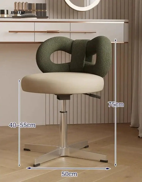 Princess Rotating Cream Dressing Stool from Kaiyashi