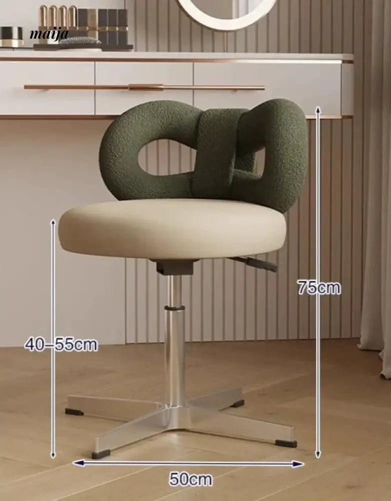 Princess Rotating Cream Dressing Stool from Kaiyashi