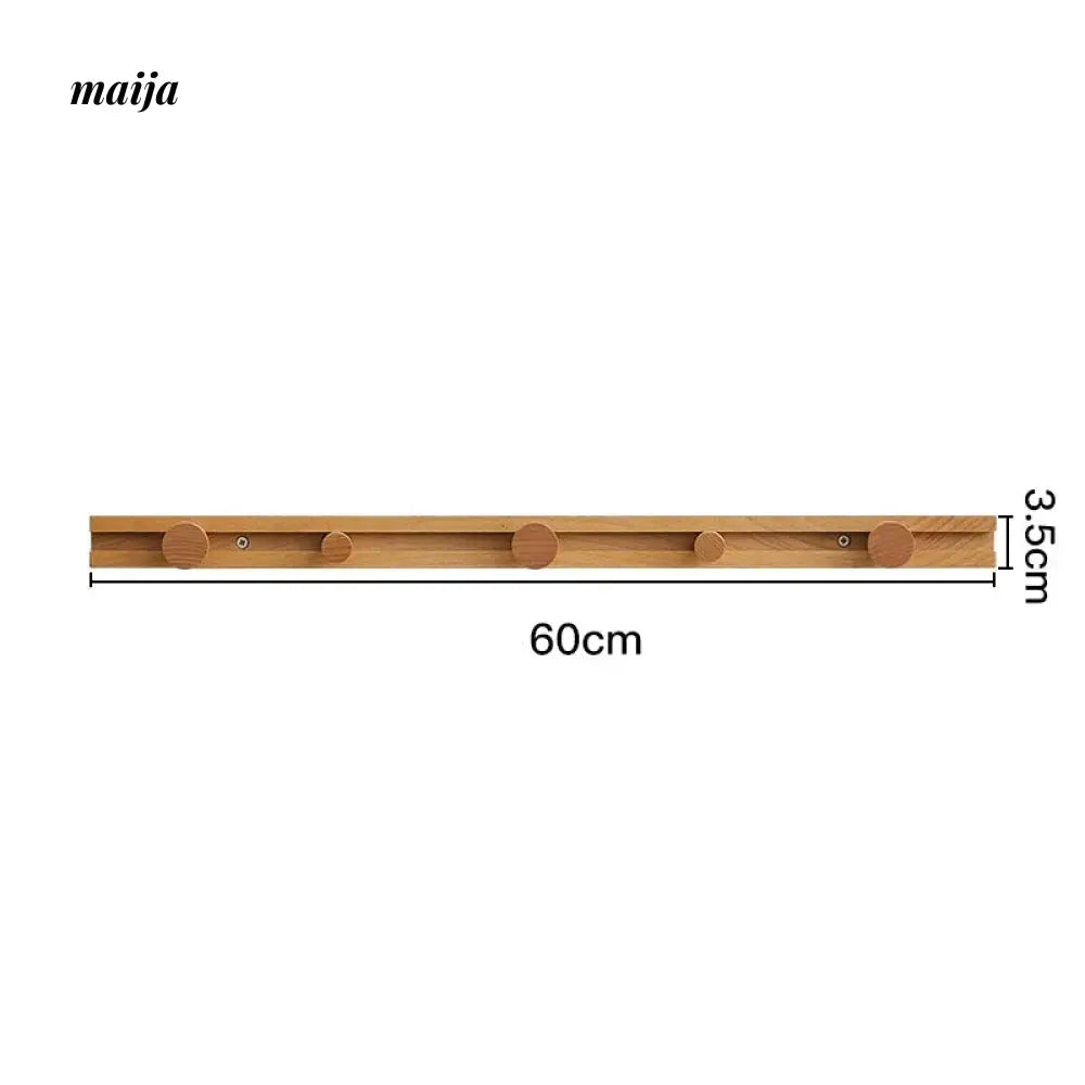 KIMACHI Wooden Load Bearing Coat Hooks from maija