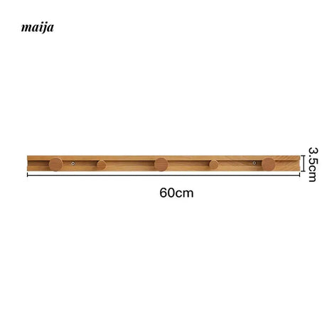 KIMACHI Wooden Load Bearing Coat Hooks from maija