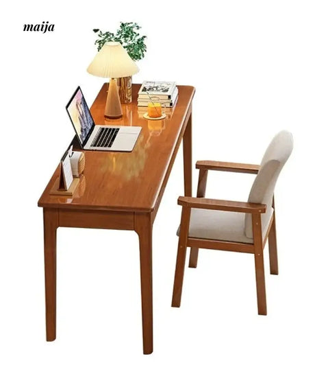 Pioneer Solid Wood Narrow Desk from maija