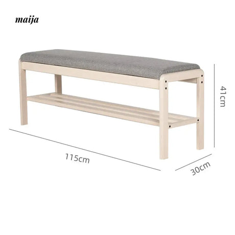 Eliot Solid Wood Shoe Changing Bench from maija