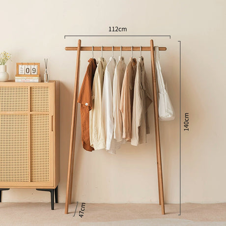Jessie Solid Wood Clothing Rack from maija