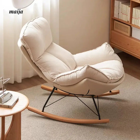 GENJI Eggshell Rocking Chair from GENJI