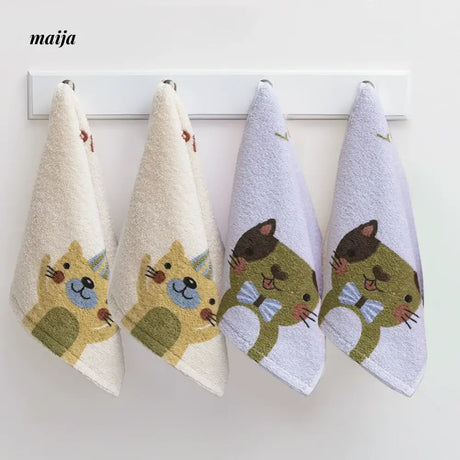 NUANYOU Children's Cartoon Soft Cotton Face Towel from maija