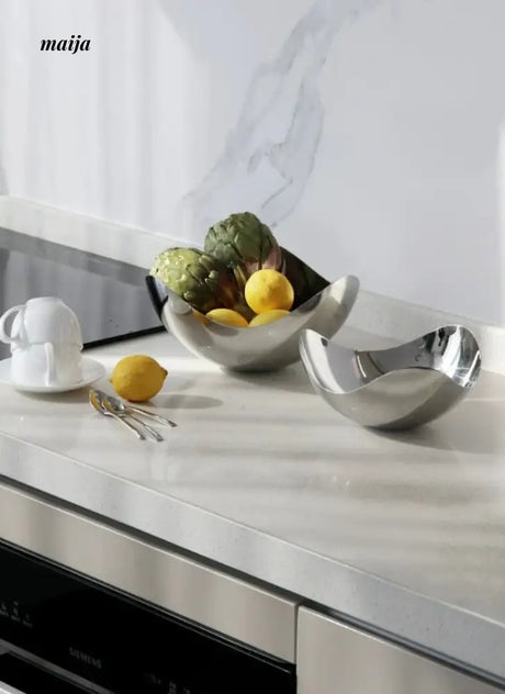 COLOURHUNTER Scandinavian Stainless Steel Fruit Bowl from maija