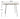 MOODSTORM Lilli Simple Iron Dining Table and Chair Set from MOODSTORM
