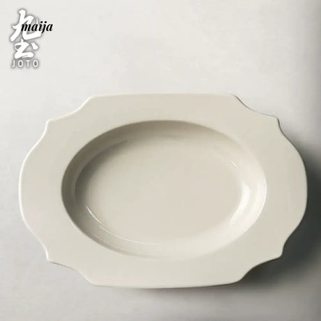JOTO Japanese Ceramic Fruit Plate Handmade Dish Set from JOTO
