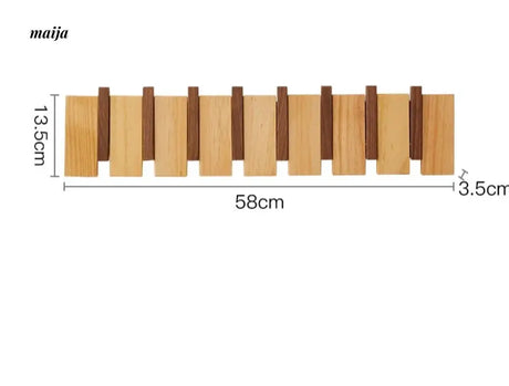 KIMACHI Wooden Piano Key Coat Hooks from KIMACHI
