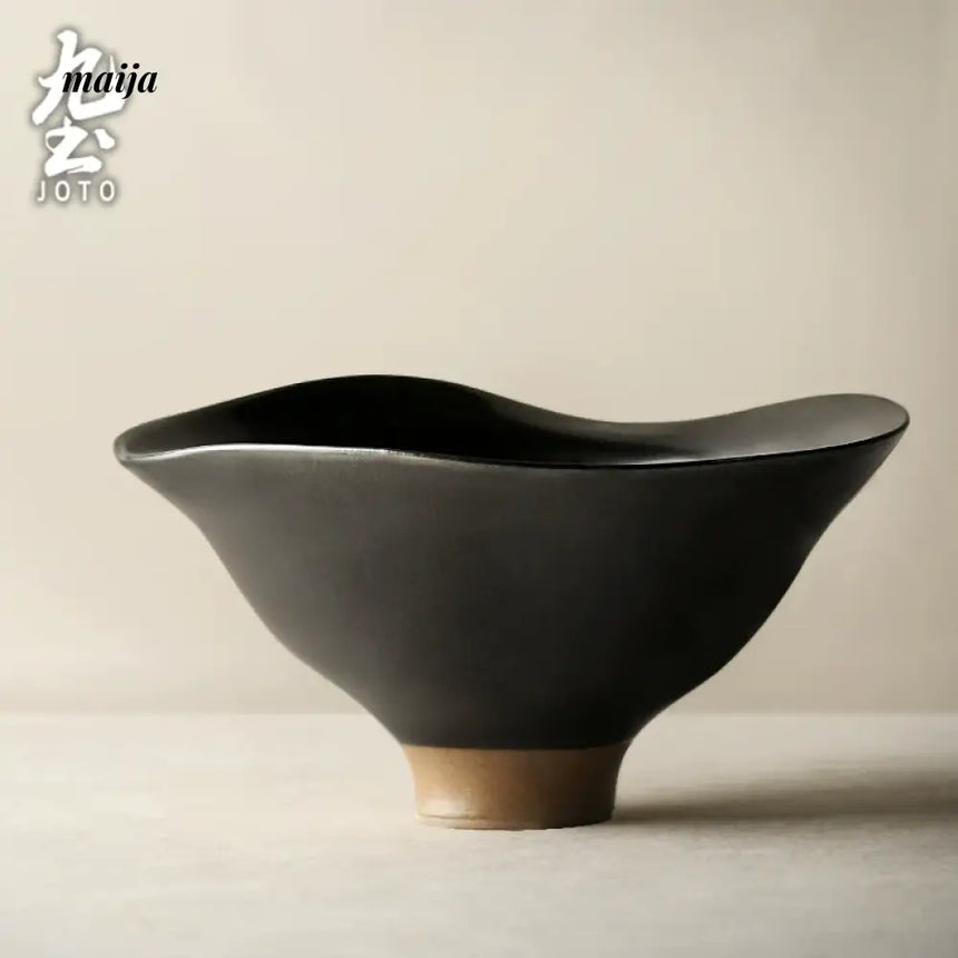JOTO Japanese Rough Pottery Fruit Plate Sushi Tableware from JOTO