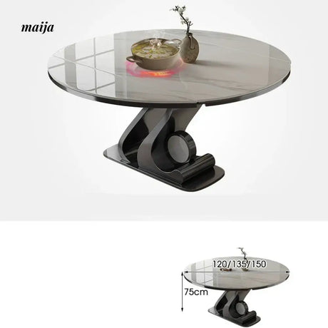 Eugene Lazy Susan Dining Table from AI