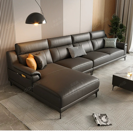 DIPU Emilia Retro Italian Leather Sofa from DIPU