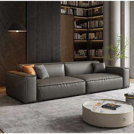DIPU Keenan Cream Block Light Luxury Sofa from DIPU