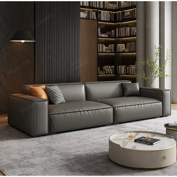 DIPU Keenan Cream Block Light Luxury Sofa from DIPU