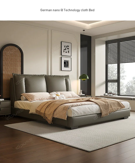 DIPU Rex Italian Luxury Leather Bed from DIPU
