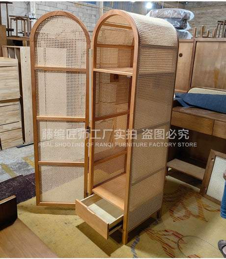 RATTAN CRAFTSMAN Vintage Rattan Wardrobe from RATTAN CRAFTSMAN