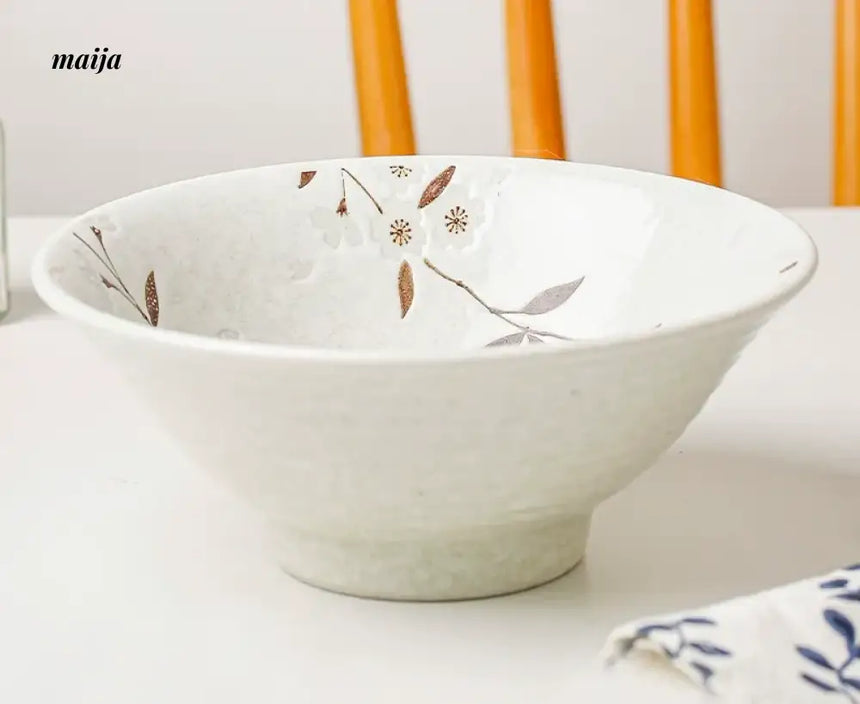 OKADA YAKI Japanese Ceramic Soup Bowl from OKADA YAKI