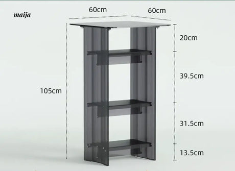 PUMPKIN BOX Nordic Acrylic Tall Table from PUMPKIN BOX